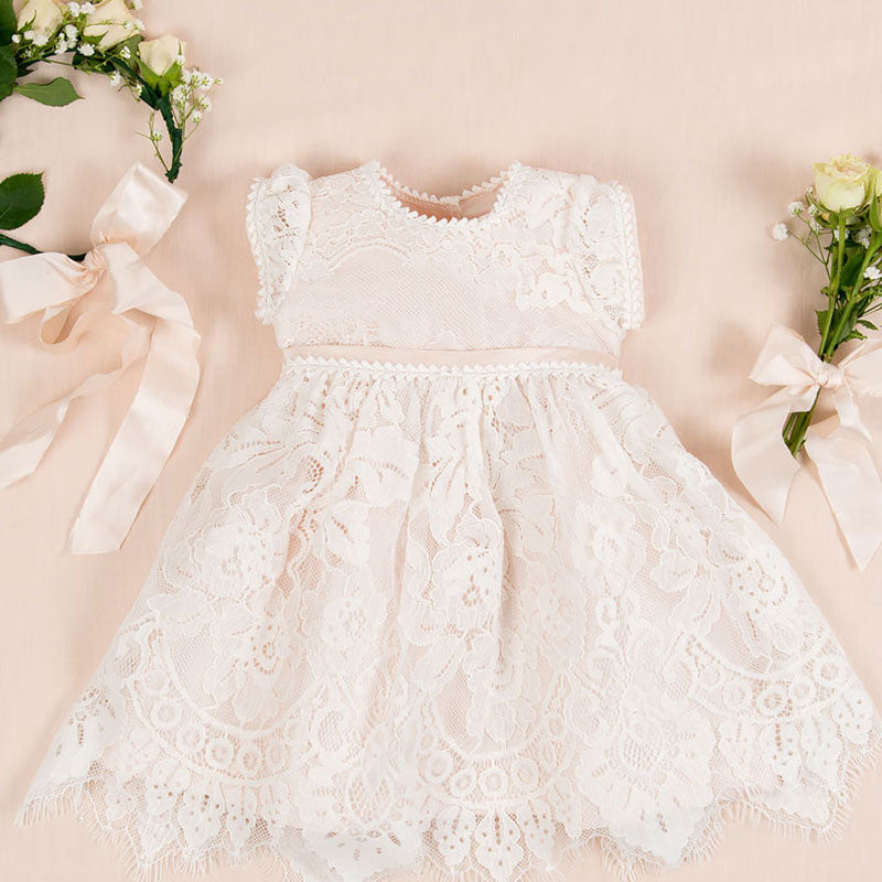 New! | Victoria Silk Flower Girl Dress