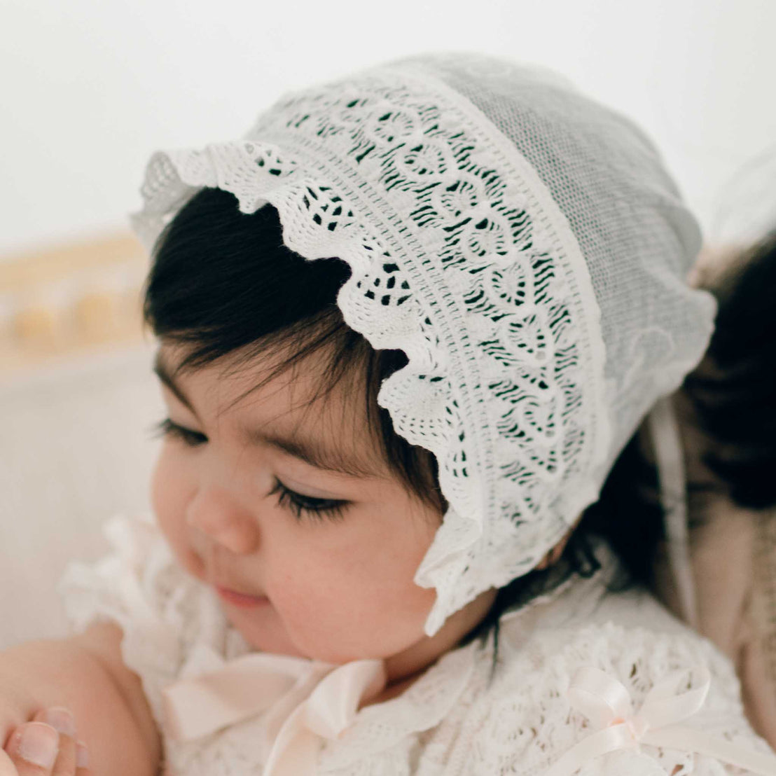 Charlotte Christening Gown & Bonnet