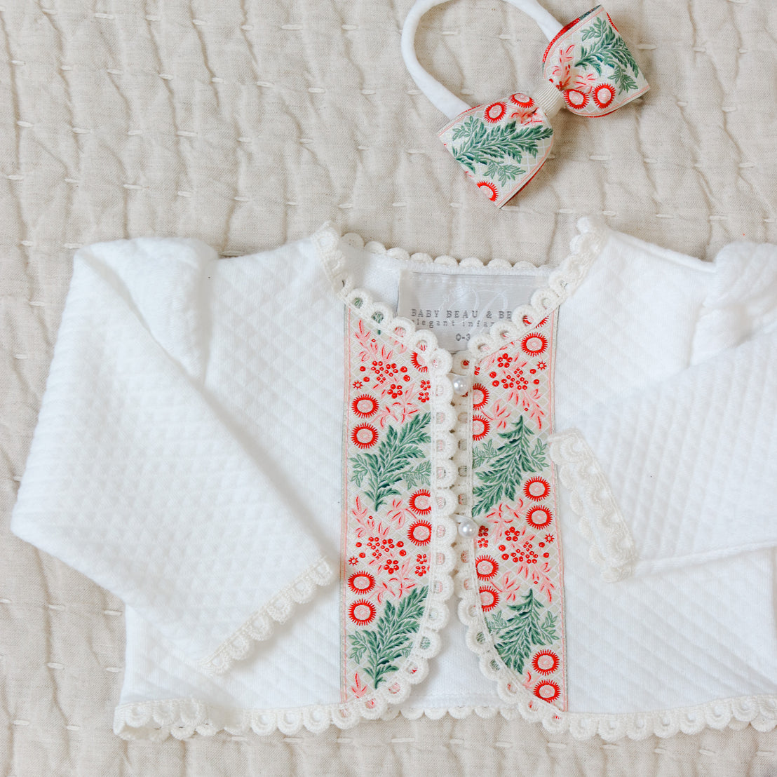 Noelle Quilted Cotton Sweater