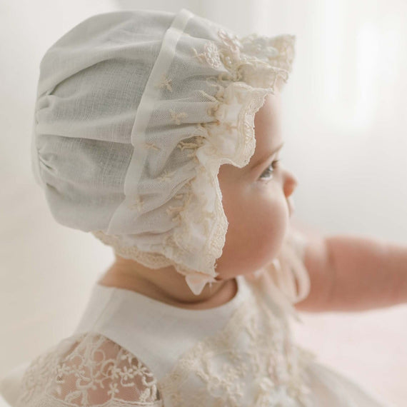 Jessica Linen Bonnet