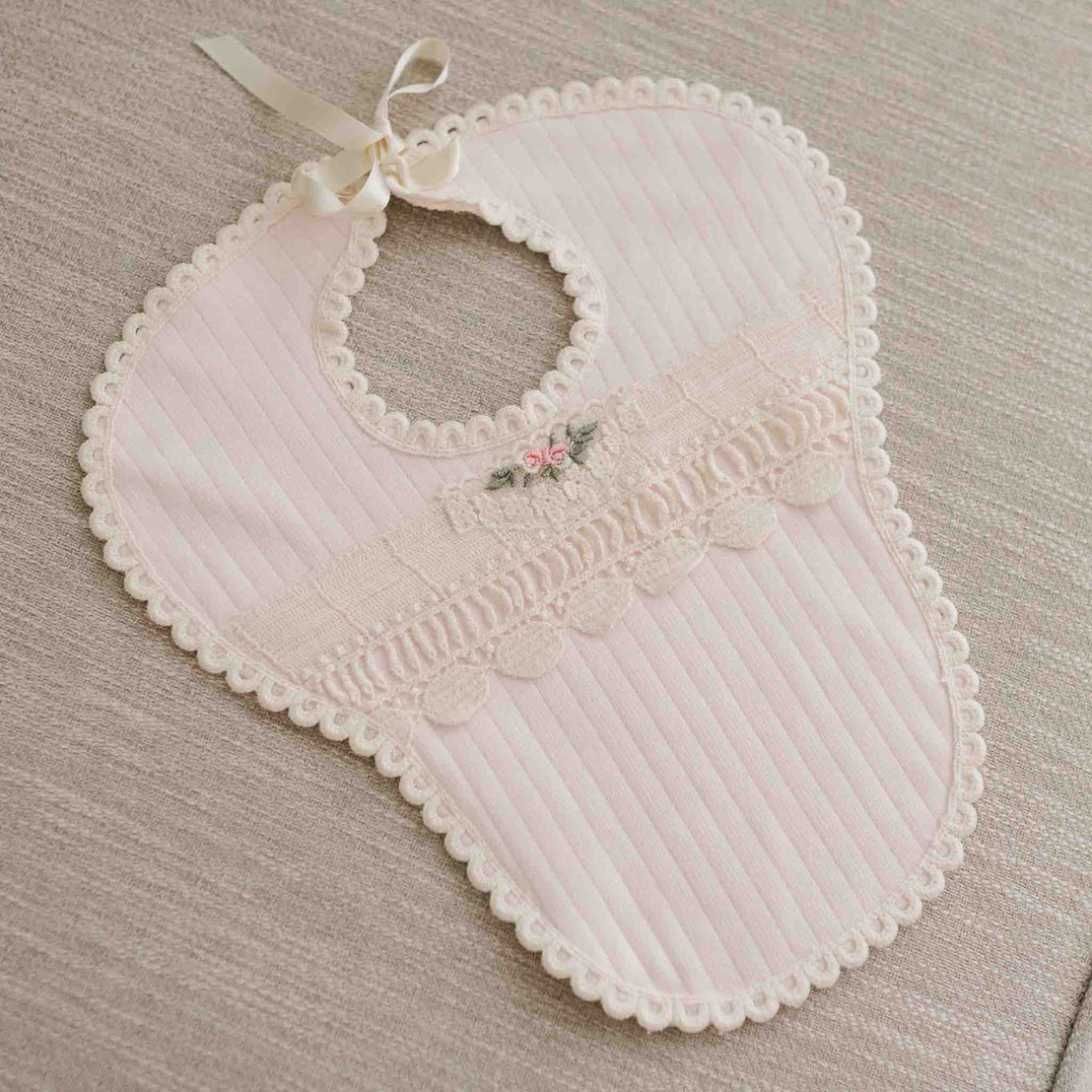 Natalie bib flat lay