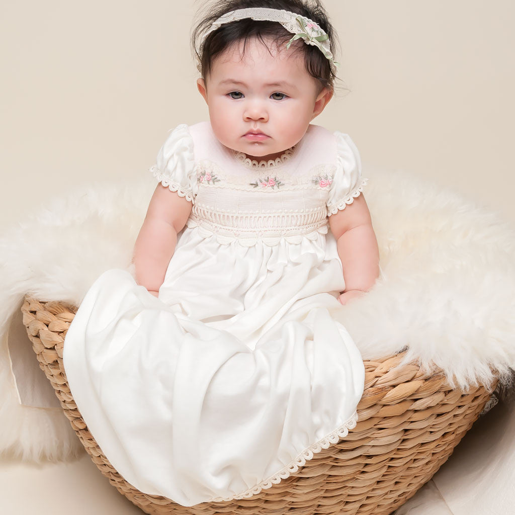 Natalie Girls Layette Gown