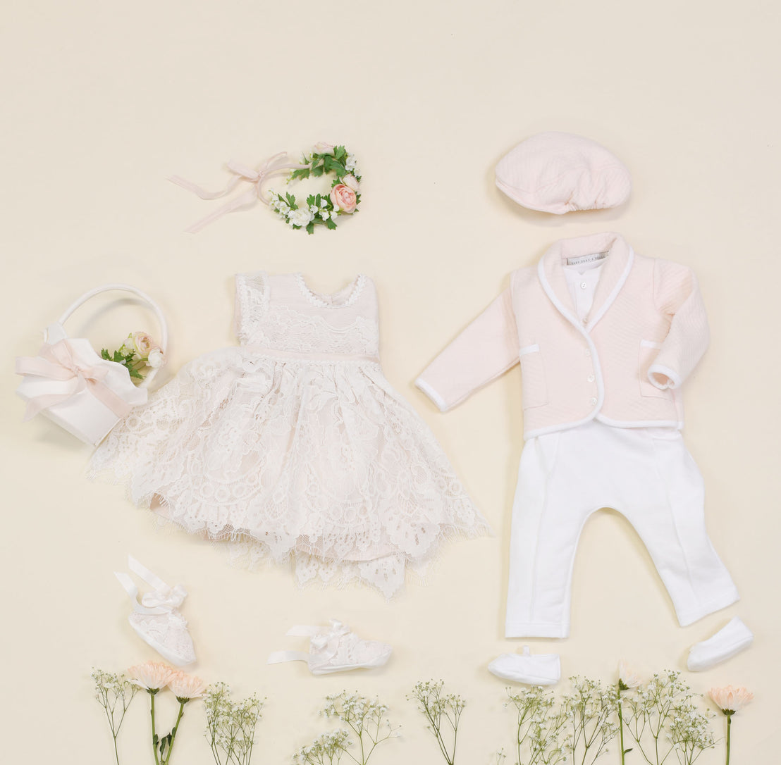 Asher Blush 3-Piece Suit